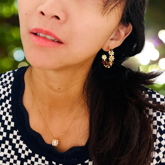 WasserfesterSchmuckSchweizWasserfesterSchmuckSchweizFloral_Bouquet_Hoops_Earrings_18K_PVD_Golden_Flowers_Waterproof_Jewelry
