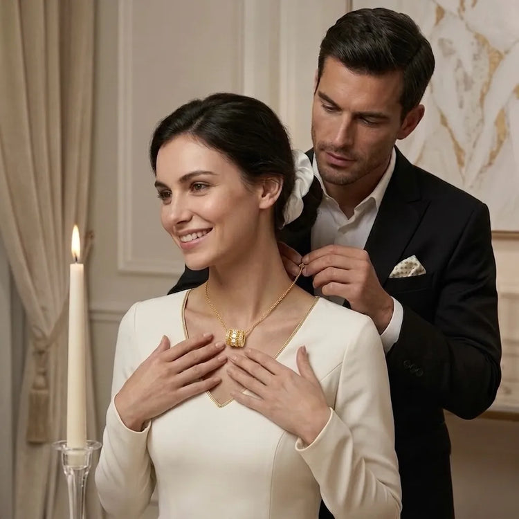 Gift Her Gold Collection Cover Image of Raline Bergemann Jewellery, Bern, Switzerland
