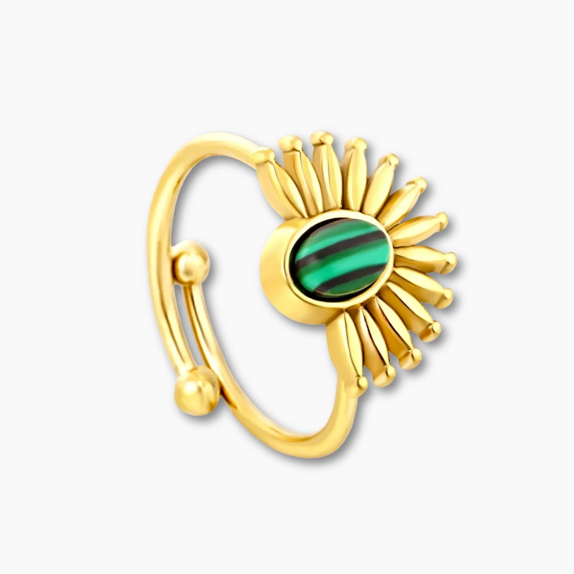 LILY POND RING 18K Gold PVD Waterproof