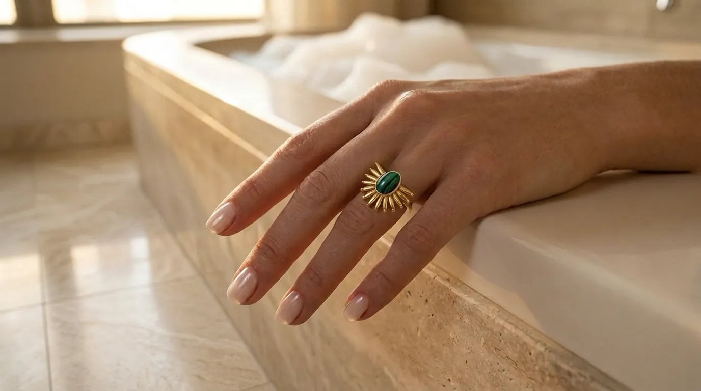 Raiine Bergemann waterproof gold rings coconut jelly nails style guide Switzerland adjustable ring for woman