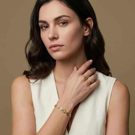 RIVIERA JEWEL BRACELET 18K Gold PVD Waterproof