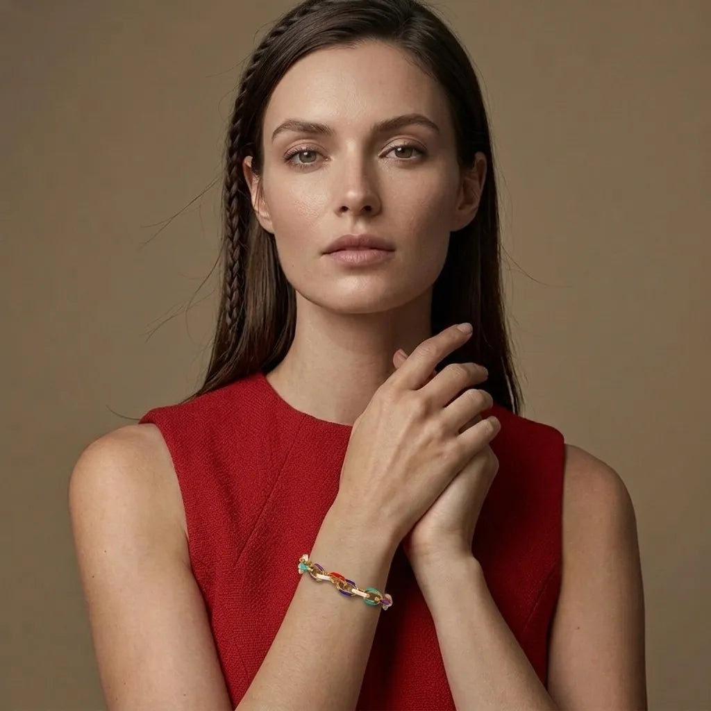 RIVIERA WAVE BRACELET 18K Gold PVD Waterproof