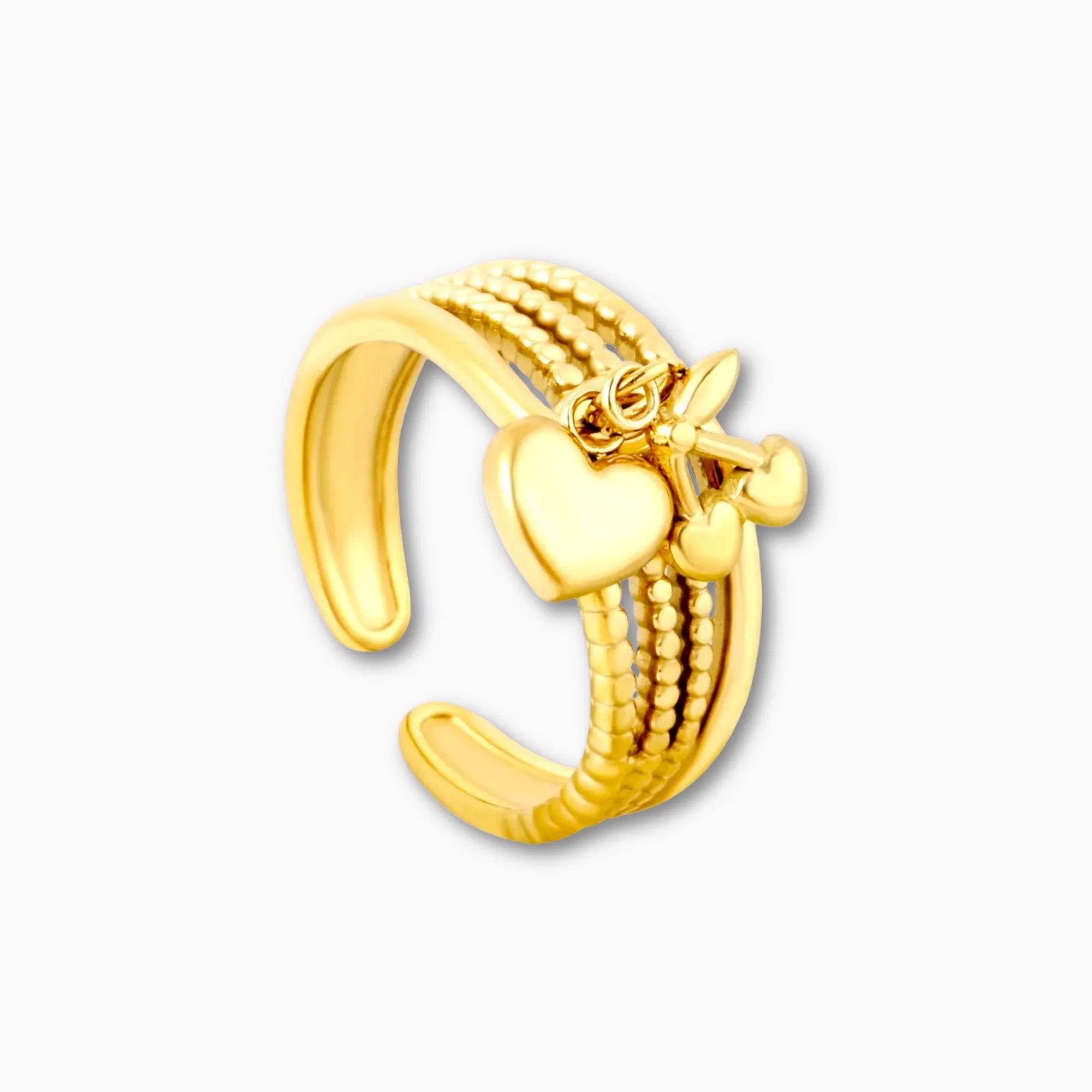 TENDER STREAM RING 18K Gold PVD Waterproof