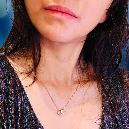 WasserfesterSchmuckSchweizMoon_and_Star_Necklace_Waterproof_Celestial_18K_Gold_PVD_Jewelry